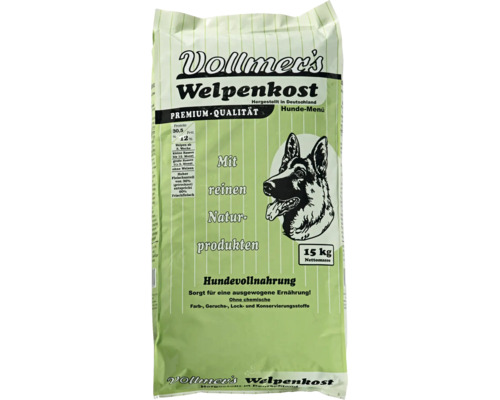 Vollmers Welpenkost Hunde-Menü Welpenfutter 15 Kilogramm
