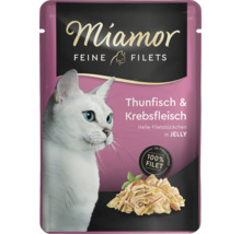 Miamor Feine Filets Thunfisch und Krebsfleisch Katzenfutter in Gelee
