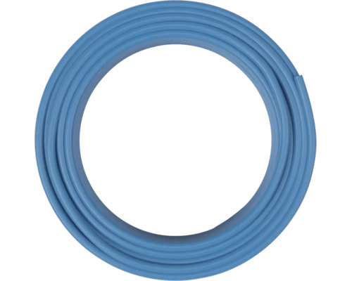 Ein Ring aus Kunststoffrohr für Sanitärinstallationen