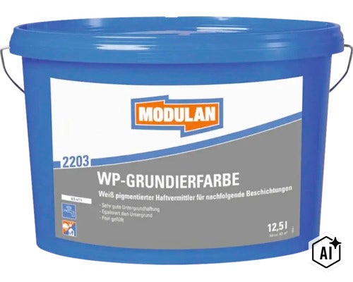 Modulan WP Grundierfarbe 12,5 Liter Eimer weiß pigmentierter Haftvermittler