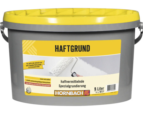 HORNBACH Haftgrund Spezialgrundierung 5 Liter Eimer für glatte und schwach saugende Untergründe innen und außen