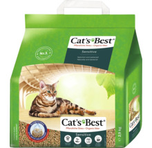 Cats Best Sensitive pflanzliche Katzenstreu aus aktiven Holzfasern fuer empfindliche Katzen 2,9 Kilogramm