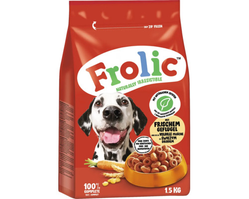 Frolic Hundefutter mit frischem Geflügel im 1.5 Kilogramm Beutel