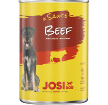 Dose JosiDog Nassfutter für Hunde mit Rind in Soße für ausgewachsene Hunde aus klimaneutraler Produktion