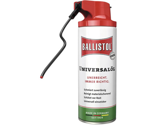 Ballistol Universalöl Spraydose mit Sprührohr zum Schmieren Reinigen und Schützen vor Rost