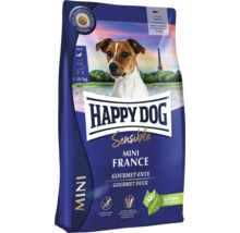 Happy Dog Sensible Mini France Hundefutter mit Ente für kleine Hunde bis 10 Kilogramm