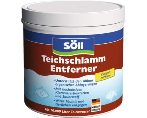 Söll Teichschlamm Entferner für 10.000 Liter Teichwasser zur biologischen Reinigung von Teichen.