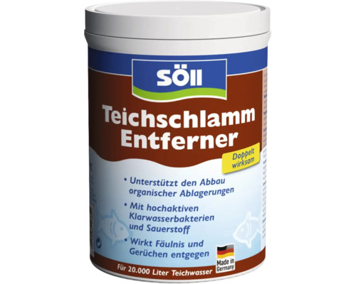 Söll Teichschlamm Entferner für 20000 Liter Teichwasser zur biologischen Reinigung