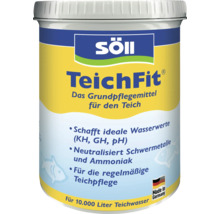 Söll TeichFit Teichpflegemittel zur Stabilisierung von Wasserwerten in einer Dose für 10.000 Liter Teichwasser.