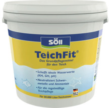 Söll TeichFit Grundpflegemittel für Teiche zur Stabilisierung der Wasserwerte für 50.000 Liter Teichwasser im Eimer.