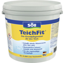 Söll TeichFit Grundpflegemittel für Teiche zur Stabilisierung der Wasserwerte, 2,5 Kilogramm Eimer.