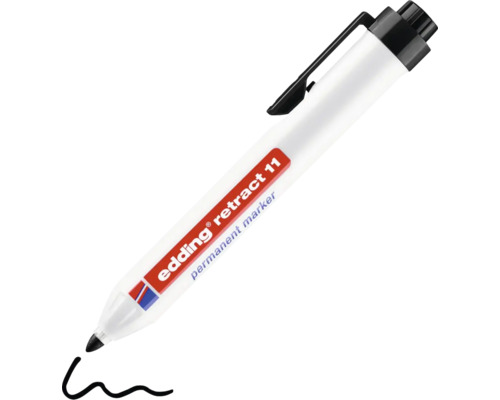 Edding Retract 11 Permanentmarker mit einziehbarer Spitze