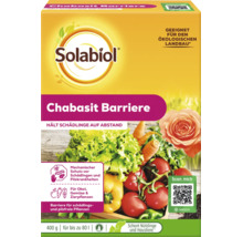 Solabiol Chabasit Barriere zur mechanischen Abwehr von Schädlingen und Pilzkrankheiten für Obst, Gemüse und Zierpflanzen, 400 Gramm Packung.