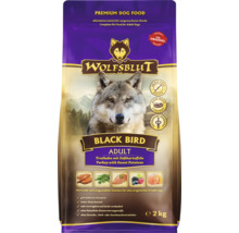 Wolfsblut Black Bird Hundefutter Trockenfutter mit Truthahn und Süßkartoffeln für ausgewachsene Hunde 2 Kilogramm