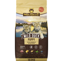 Wolfsblut Wild Duck Puppy Hundefutter mit Ente und Kartoffeln im 12,5 Kilogramm Beutel