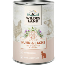 Wildes Land Katzenfutter Dose Huhn und Lachs Adult getreidefrei
