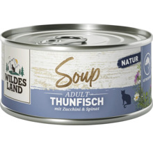 Wildes Land Katzensuppe Adult Thunfisch mit Zucchini und Spinat in der Dose