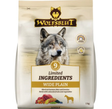 Wolfsblut Wide Plain Hundefutter mit Pferd Obst und Gemuese 1 Kilogramm