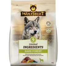 Wolfsblut Hundefutter Dark Forest Wild mit Obst und Gemuese 1 Kilogramm Trockenfutter fuer ausgewachsene Hunde getreidefrei