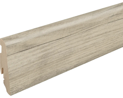 Sockelleiste mit Holzoptik Oberfläche zur dekorativen Wandverkleidung