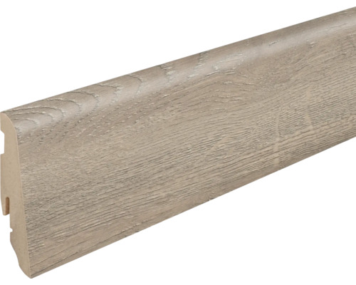 Sockelleiste mit Holzoptik Oberfläche als Wandabschluss für den Innenbereich