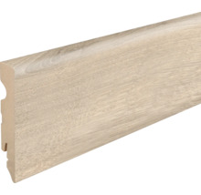 Sockelleiste mit Holzoptik Oberfläche als Wandabschluss für Wohnräume
