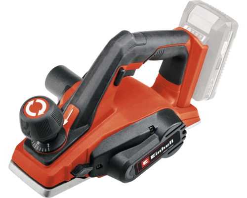 Akku-Hobel von Einhell mit Power X-Change Akkusystem für präzise Holzarbeiten.