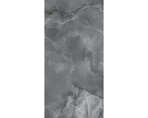 Wandfliese mit realistischer Marmoroptik mit Adern in glatter Oberfläche für Innenbereiche