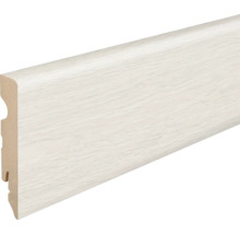 Sockelleiste mit Holzoptik in hell
