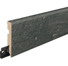 Sockelleiste mit Holzoptik und integriertem Befestigungssystem