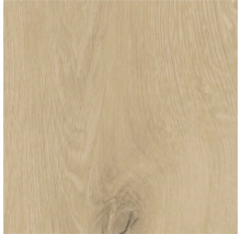 Laminatboden mit natürlicher Eichenholzoptik und ausgeprägter Holzmaserung als Bodenbelag