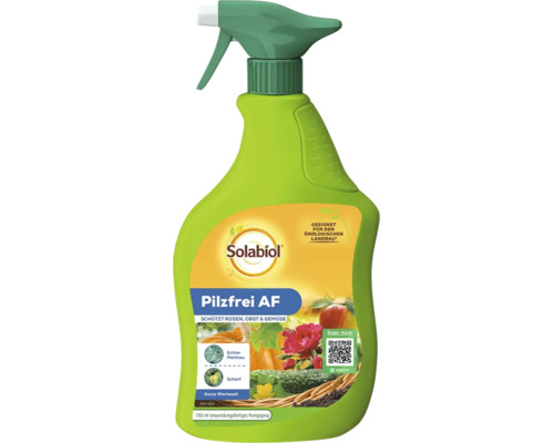 Solabiol Pilzfrei AF Pflanzenschutzmittel als gebrauchsfertiges Pumpspray 750 Milliliter geeignet für den ökologischen Landbau