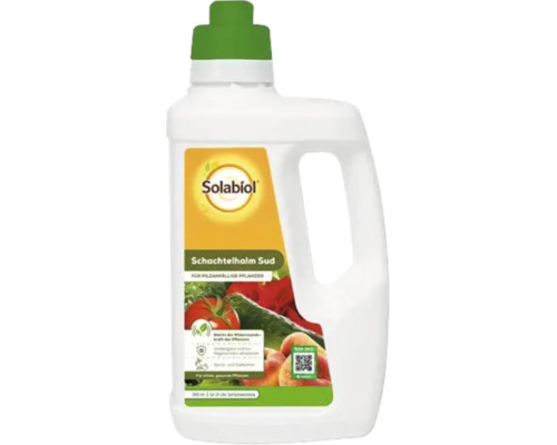 Solabiol Schachtelhalm Sud Konzentrat 1000 Milliliter für pilzanfällige Pflanzen zur Stärkung der Widerstandskraft.