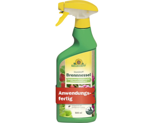 Neudorff Grundstoff Brennnessel Pflanzenschutzmittel als anwendungsfertige Sprühflasche, 500 Milliliter für den ökologischen Landbau.