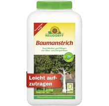 Neudorff Baumanstrich zur Pflege und zum Weißeln von Obst- und Ziergehölzen in einer anwendungsfertigen Flasche.