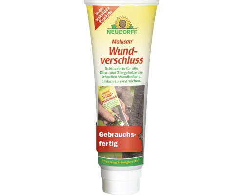 Neudorff Malusan Wundverschluss in der praktischen Pinseltube zur schnellen Wundheilung bei Obst- und Ziergehölzen, gebrauchsfertig.