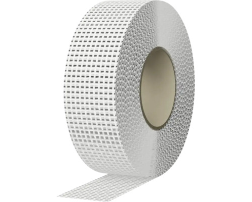 Eine Rolle Glasfasergewebeband zur Fugenarmierung im Trockenbau.
