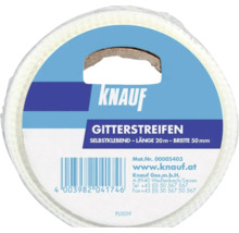 Knauf Gitterstreifen selbstklebend 20 Meter lang 50 Millimeter breit für Trockenbau