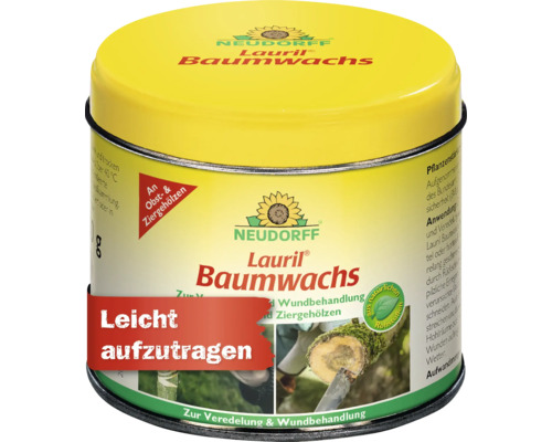 Neudorff Lauril Baumwachs zur Wundbehandlung und Veredelung von Obst- und Ziergehölzen im Behälter
