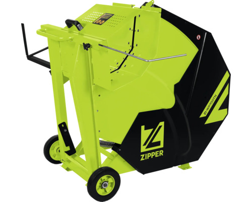 Wippsäge Zipper ZI-WP700TN mit Fahrwerk für den effizienten Brennholzschnitt.