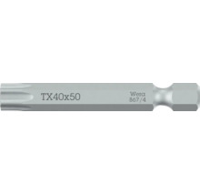 Wera Schrauberbit TX 40 mal 50 Millimeter aus Stahl