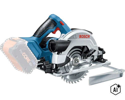Bosch Akku Handkreissäge mit 18 Volt ProCORE Akku und 165 Millimeter Sägeblatt (Image AI modified or generated)