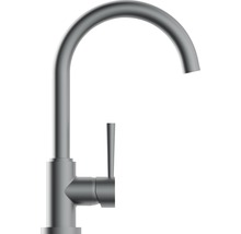 Wasserhahn mit hohem Auslauf und Hebel