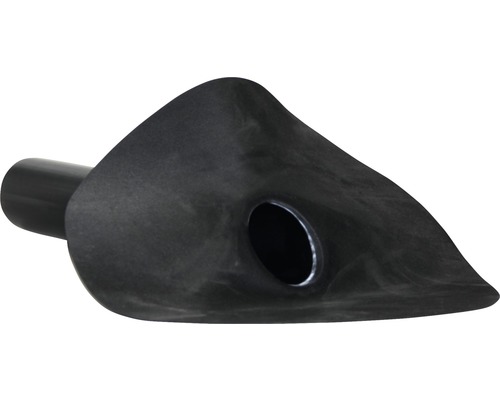 PREMIUMFOL® EPDM Dachabfluss/Regenabfluss 45° für Flachdach rund schwarz 125 mm Schlauchboot-Entenschnabel-Ablassventil