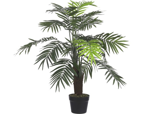 Kunstpflanze Palme im Topf Höhe: 100 cm grün