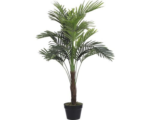 Kunstpflanze Palme im Topf Höhe: 110 cm grün