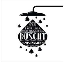 Glasbild Duscht zusammen 30x30 cm