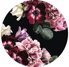 Blumenmuster auf rundem Objekt