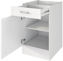 Küchenunterschrank mit Schublade, Tür und Regalböden
