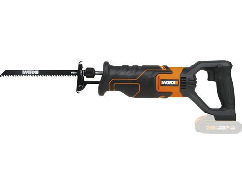 Worx Akku-Reciprosäge mit Sägeblatt